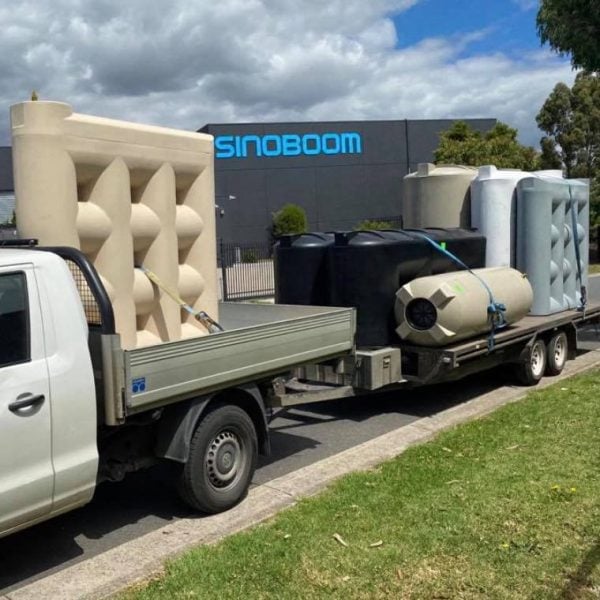 1000 litre slimline water tank ready for delivery Melbourne