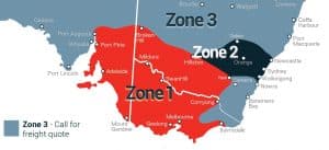 Polymaste delivery zone