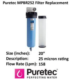 bag filter replacement puretec