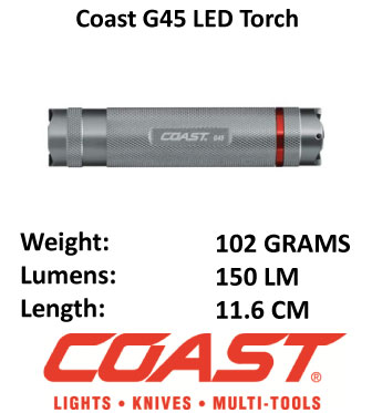 G45 Utility Beam LED Torch – Lumens 3 X AAA | Water Tanks Melbourne - ASC Water Tanks