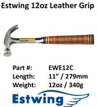 Estwing Hammer Leather 12oz