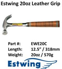 Estwing Hammer Leather 12oz