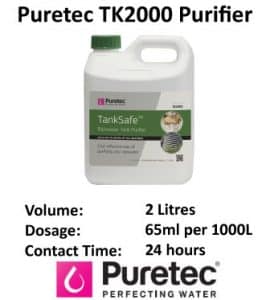 rainwater tank purifier australia