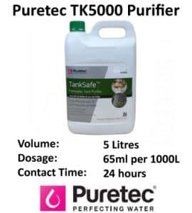 rainwater tank purifier australia