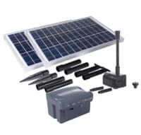 Reefe RSFB2500 Solar Fountain Pump with Battery Backup