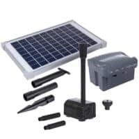 Reefe RSFB800 Solar Fountain Pump with Battery Backup