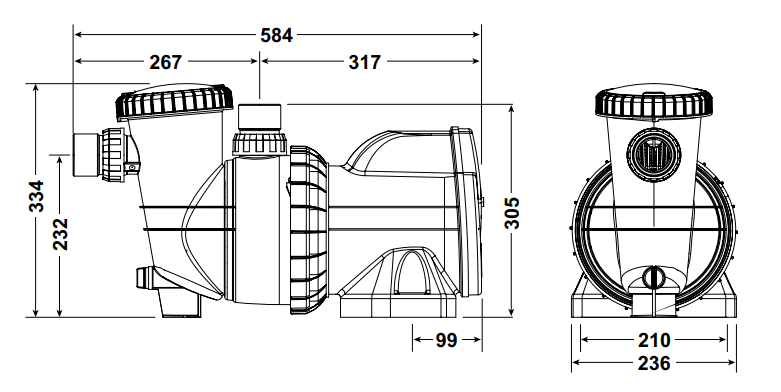 Davey Silensor SLL & SLS Series Pump Lid kits – Epools Pool Shop