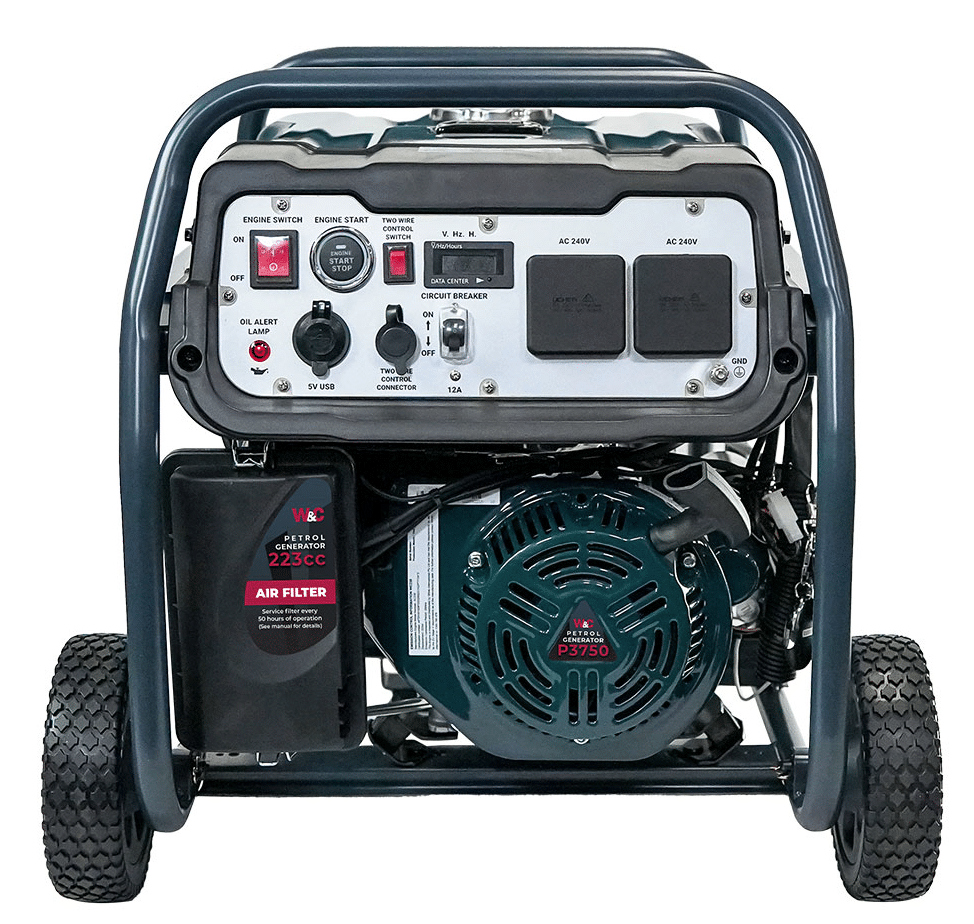 3.75 kVA Welling & Crossley Portable Generator with E-Start WC-P3750 - Image 2