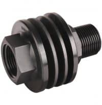 15mm Short Female Tank Fitting (Black)