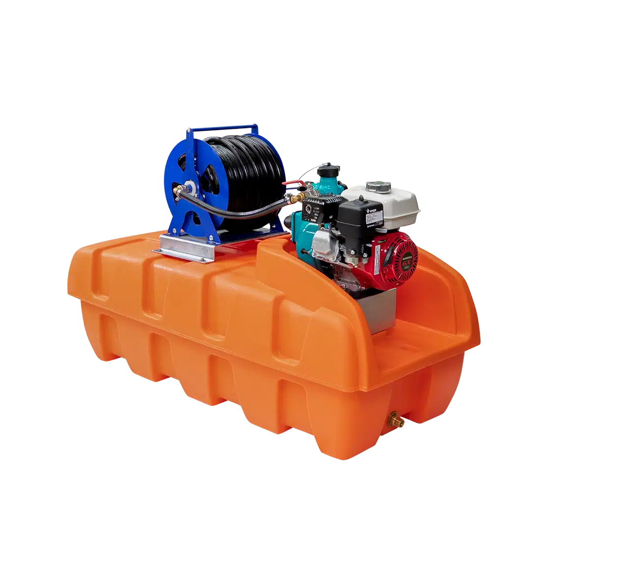 Polymaster 600 Litre Compact / Slip On Unit – 5.5HP Pump + Hose Reel