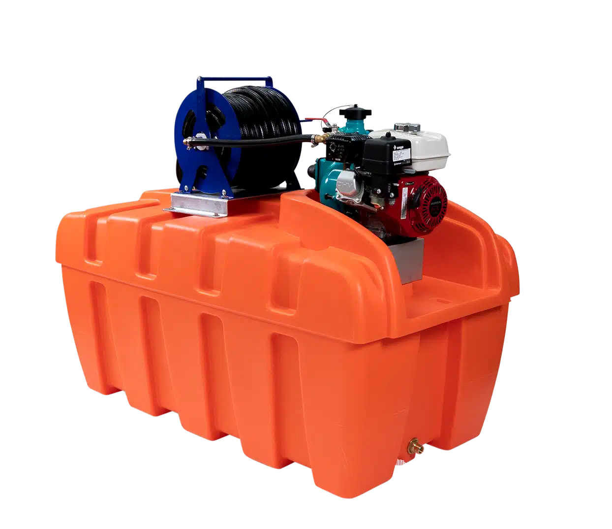 Polymaster 800 Litre Compact / Slip On Unit – 5.5HP Pump + Hose Reel