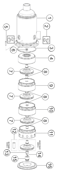 Davey HM Series Spare Parts