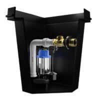 ASC 70L Tall Stormwater Pit and D18VAMAG 135L/min Vertical Lift Pump For Confined Spaces